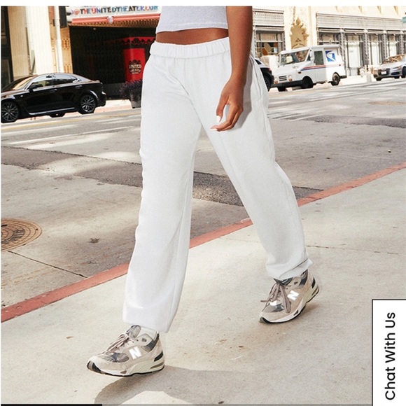 NWT Brandy Melville Light Blue Rosa Sweatpant - Picture 1 of 4